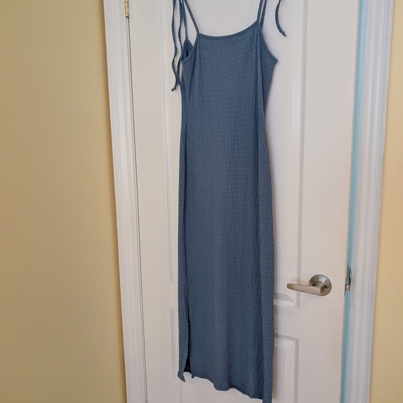 See You Monday Blue Maxi Dress Size Large - Picture 8 of 8